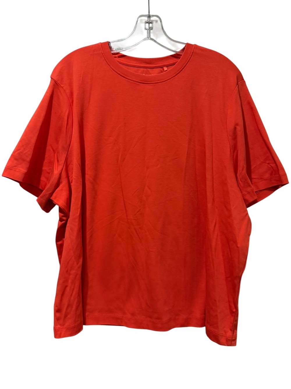 Boden XL Red Orange Crew Neck Short Sleeve Relaxed Fit Cotton T Shirt B18